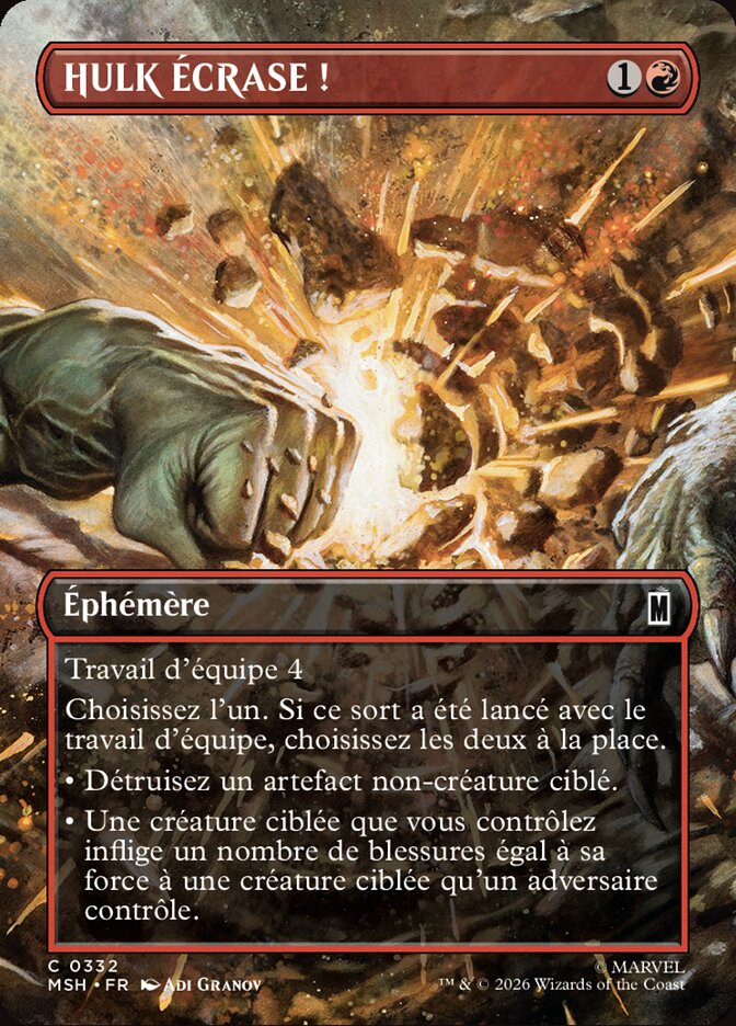 HULK ÉCRASE !